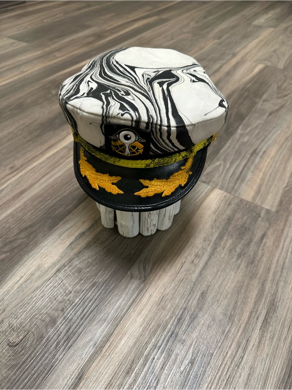 Black Light Visuals Captain Hat